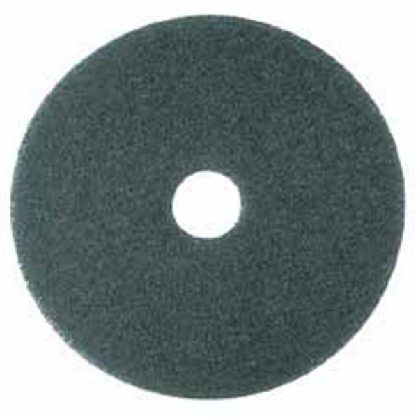 3M Commercial 3M MMM08405 Cleaner Pad- Removes Dirt-Spills-Scuffs- 12in.- 5-CT- Blue MMM08405